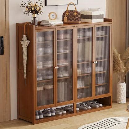 Bamboo Shoe Cabinet