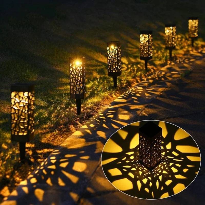 Solar Weatherproof Pattern Lights (Pack of 4)