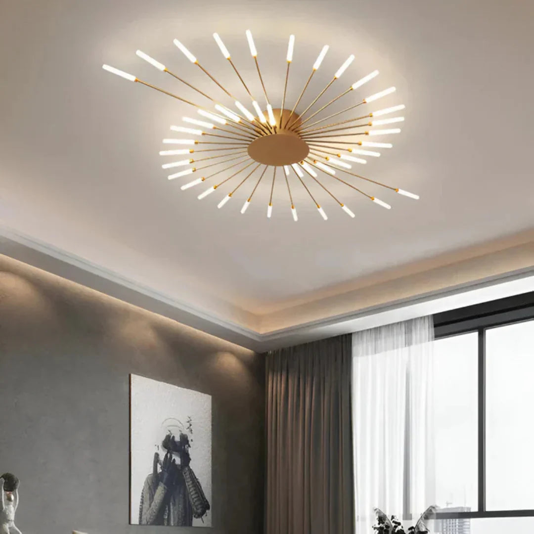 Spiral Luxury LED Ceiling Lamp | Stylish Ceiling Light for Living Room