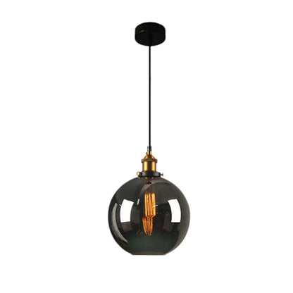 Urban Vintage Glass Pendant Lamp | Stylish Dining Table Lamp