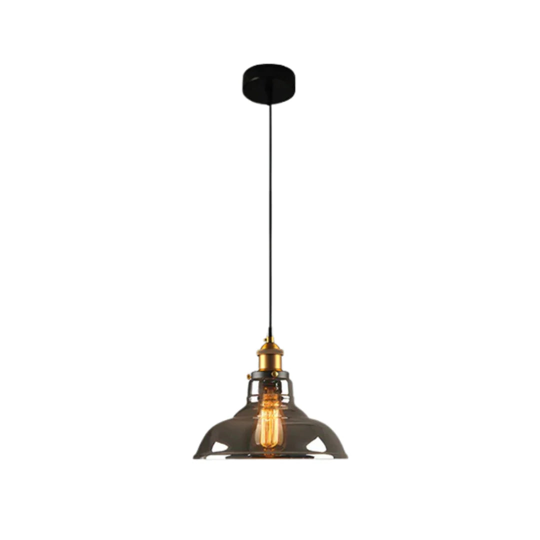 Urban Vintage Glass Pendant Lamp | Stylish Dining Table Lamp