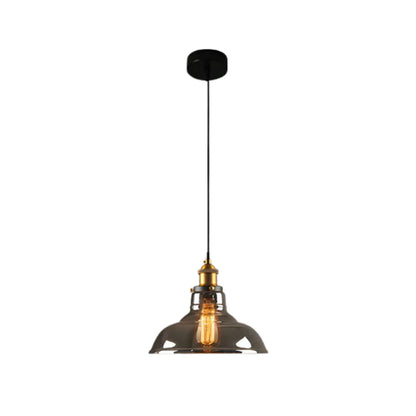Urban Vintage Glass Pendant Lamp | Stylish Dining Table Lamp