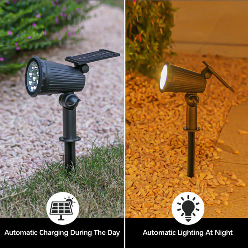 Solar Powered Garden Spotlight (Set of 2)