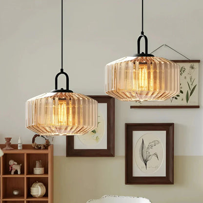 Mireta Retro Colored Glass Pendant Lamp