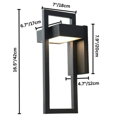 Dorea Stainless Steel Outdoor Wall Lamp