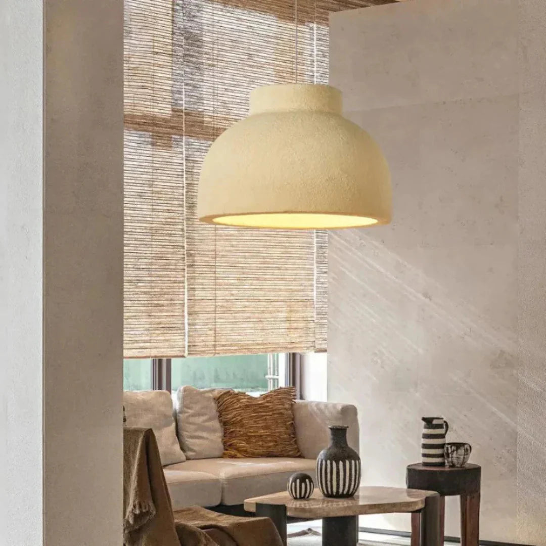 Amara Minimalist Scandinavian Pendant Lamp made of Polystyrene