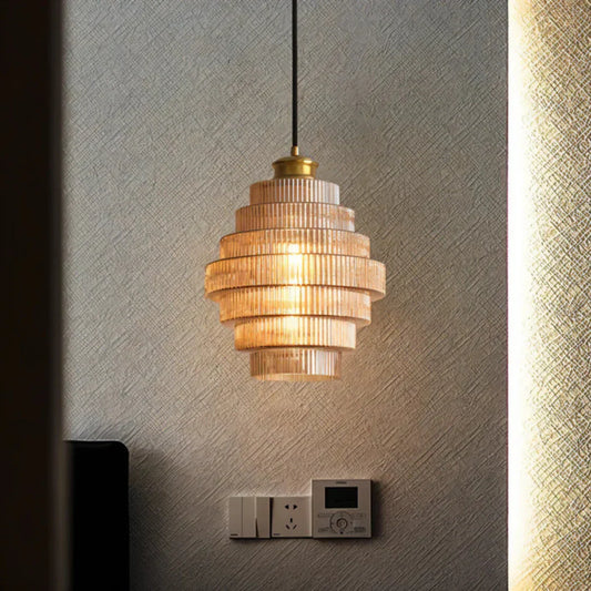 Hebes Retro Hanging Lamp Glass