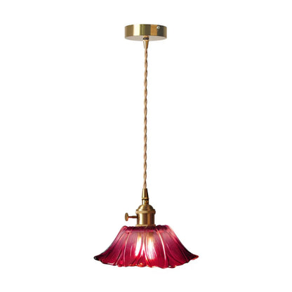 Iphigenia Lotus Glass Pendant Lamp