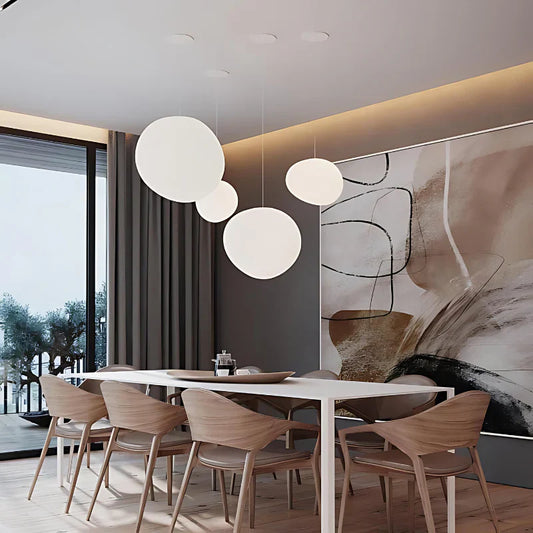 Auralyne Glass Pebble Pendant Lamp