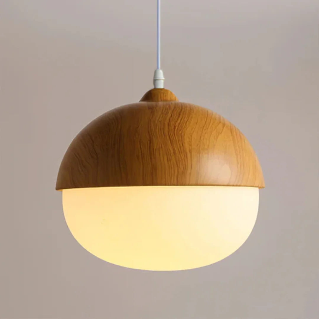 Teson Walnut Art Pendant Lamp