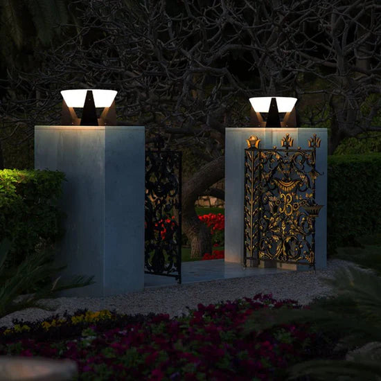 Vita Stylish Solar-Powered Outdoor Lamp