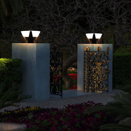 Vita Stylish Solar-Powered Outdoor Lamp