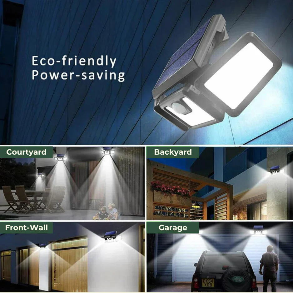 Solar Motion Sensor LED Light