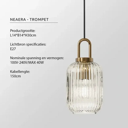 Neaera Modern Glass Pendant Lamp
