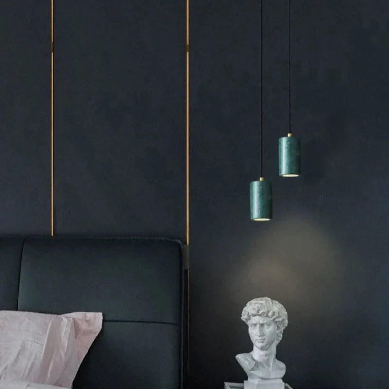 Velena Minimalist Marble LED Pendant Lamp