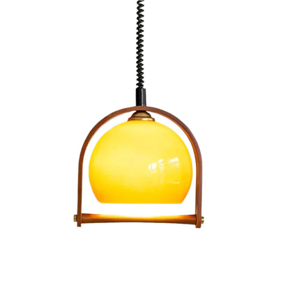 Lykos Vintage Bauhaus Pendant Lamp Glass
