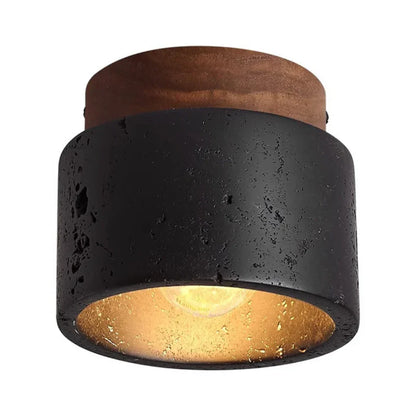 Proteus Ceiling lamp with stone look