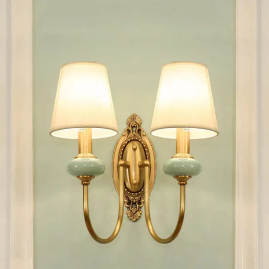 Halcyon Vintage Retro Wall Lamp Copper