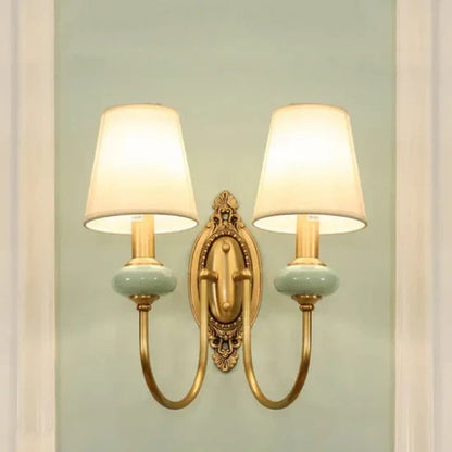 Halcyon Vintage Retro Wall Lamp Copper