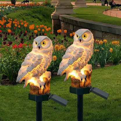 Uylin Solar Owl Outdoor Lamp