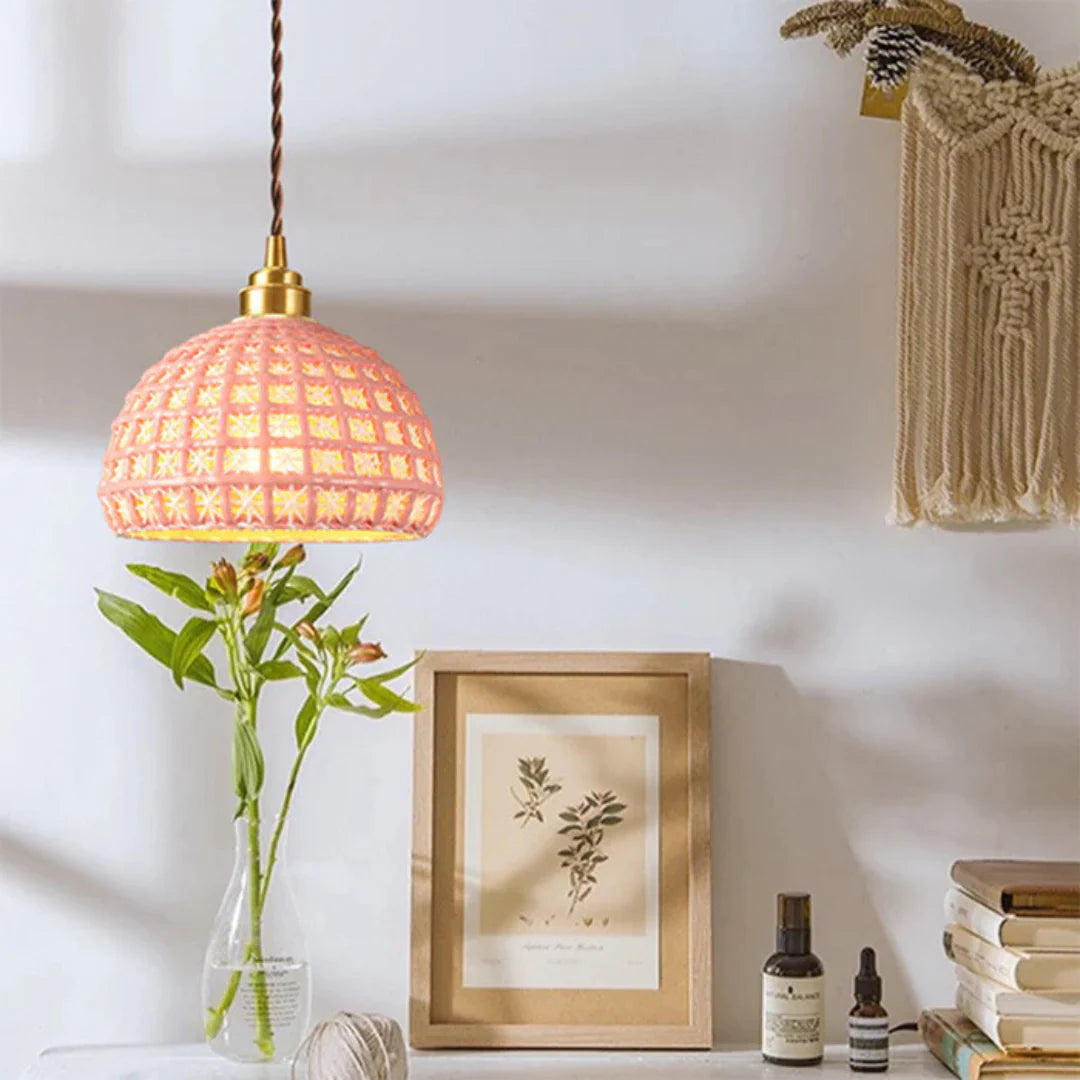 Syra Minimalist Ceramic Pendant Lamp
