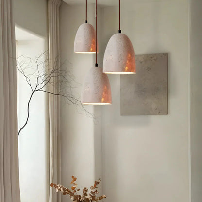 Nerina Retro Travertine Pendant Lamp