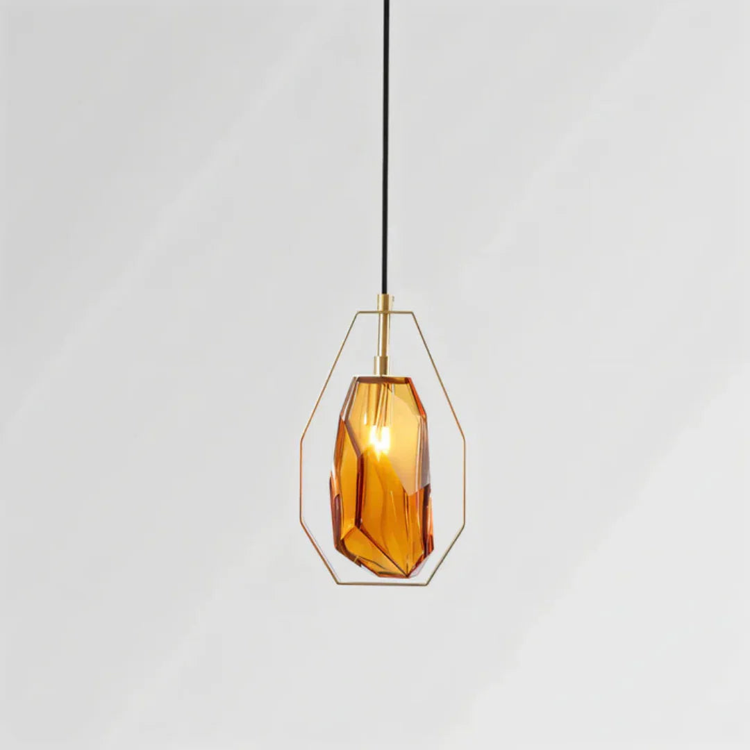 Flavia Minimalist Glass Pendant Lamp