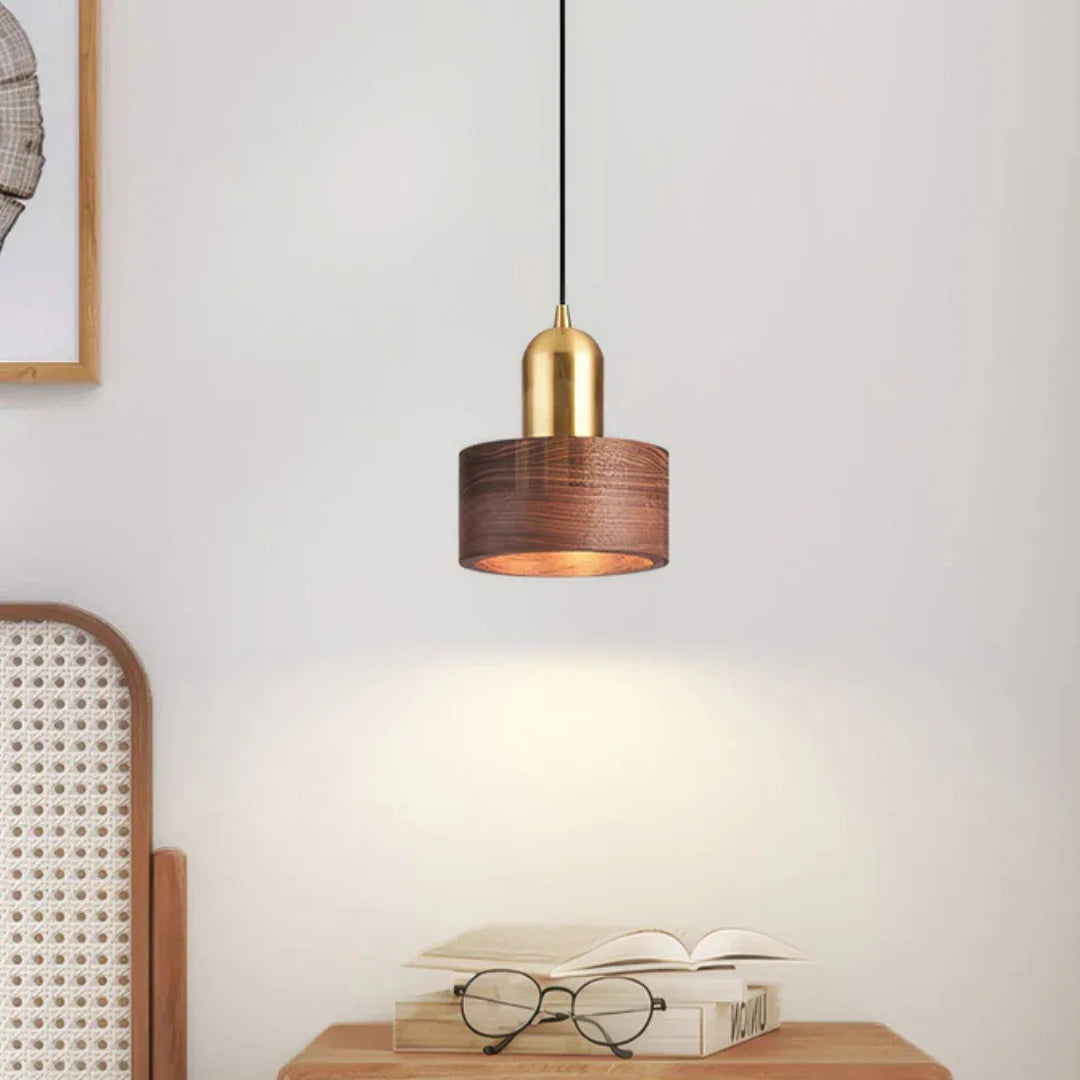 Arca Design Pendant Lamp with Gold Accent