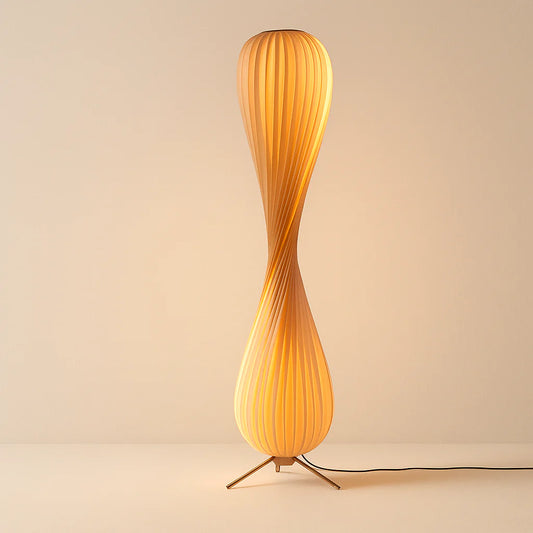 Aven Wabi-Sabi Wooden Floor Lamp