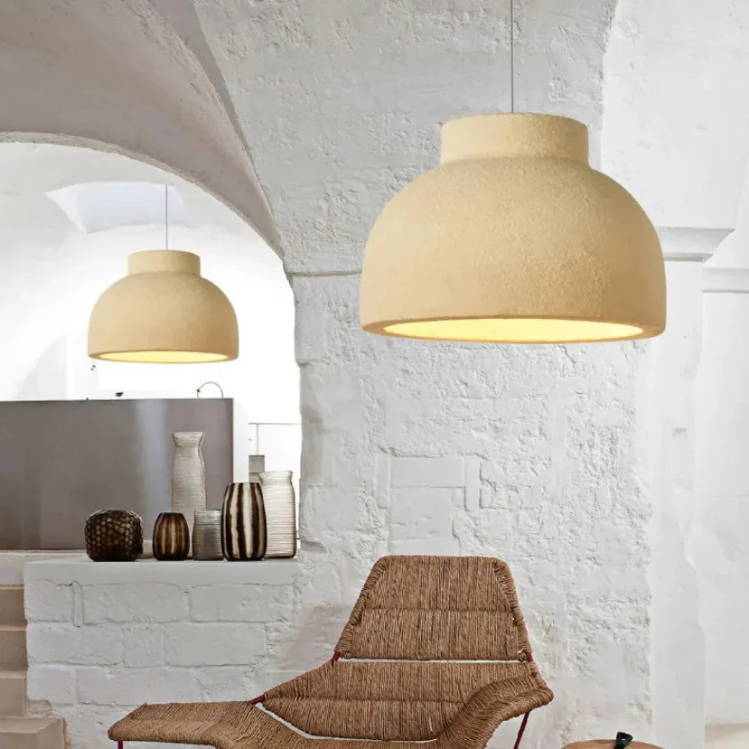 Amara Minimalist Scandinavian Pendant Lamp made of Polystyrene