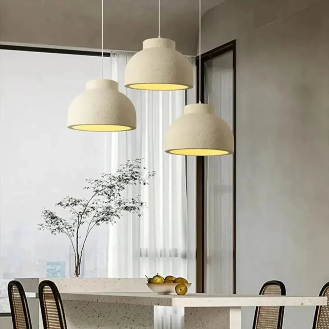 Amara Minimalist Scandinavian Pendant Lamp made of Polystyrene
