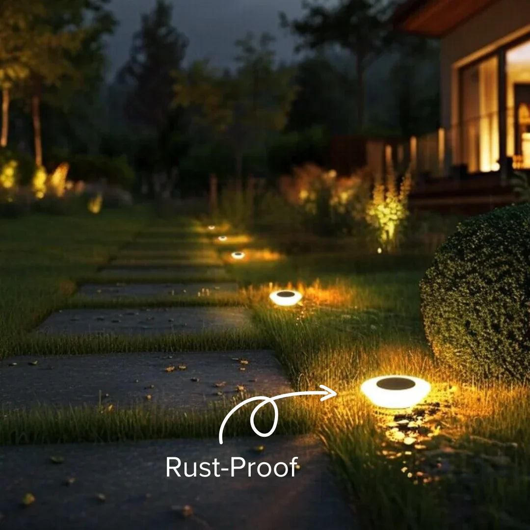 Casa Solaro™ Rust-Proof Solar Ground Light (Pack of 4)