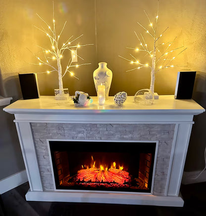 Twinkling Tree Birch Tree by Casa Solaro™