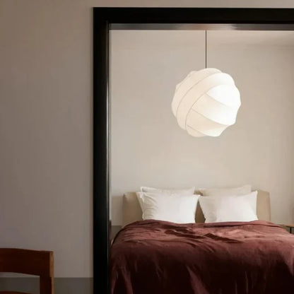 Calythea Wabi Sabi Silk Ball LED Pendant Lamp