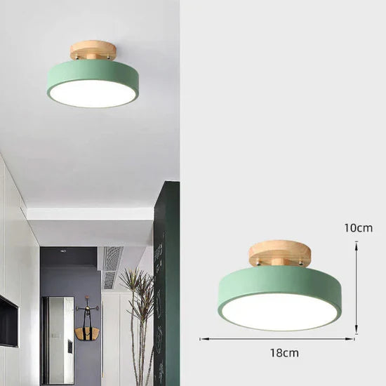 Illumine Wooden LED Ceiling Lamp