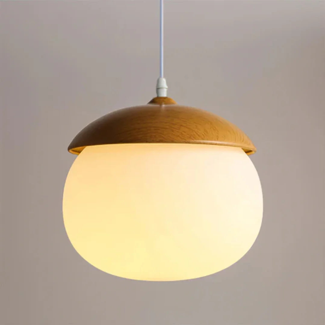 Teson Walnut Art Pendant Lamp