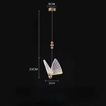 Corvina Modern Creative LED Pendant Lamp with Decorative Butterfly Design
