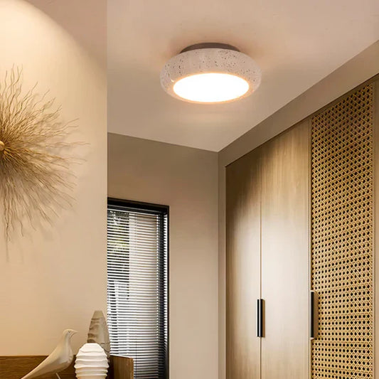 Rava Travertine Retro Ceiling Lamp