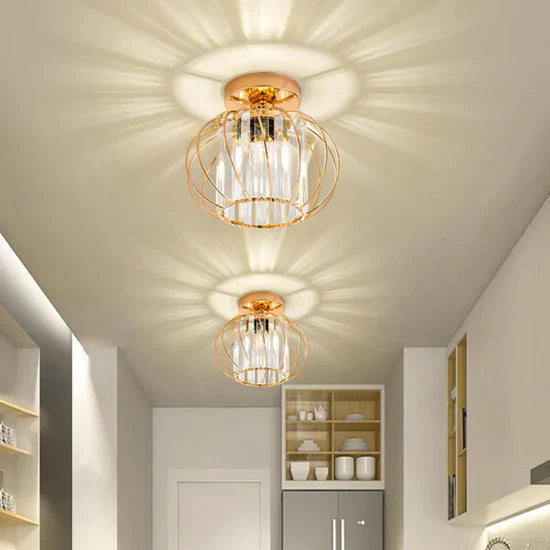 Panacea Modern Glass Ceiling Lamp