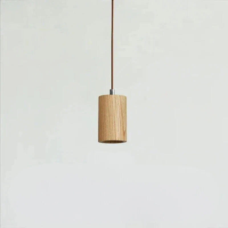 Thalene Scandinavian Modern LED Pendant Lamp made of Wood
