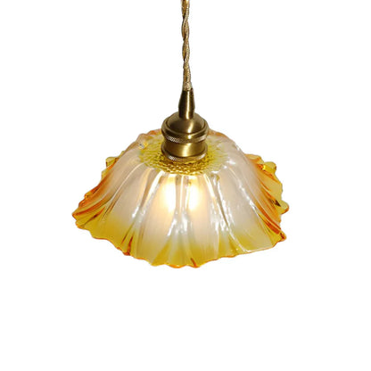 Iphigenia Lotus Glass Pendant Lamp