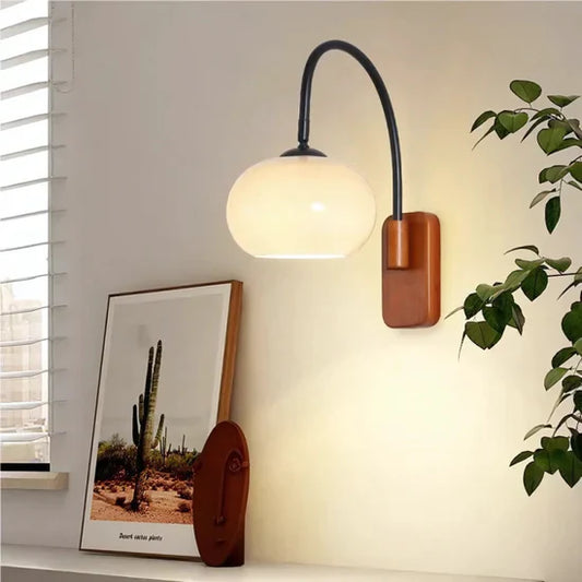 Lumos Rotating Bauhaus Glass Wall Lamp