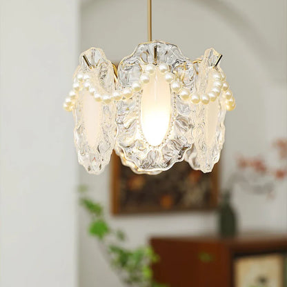 Aetha Flower-shaped pendant lamp