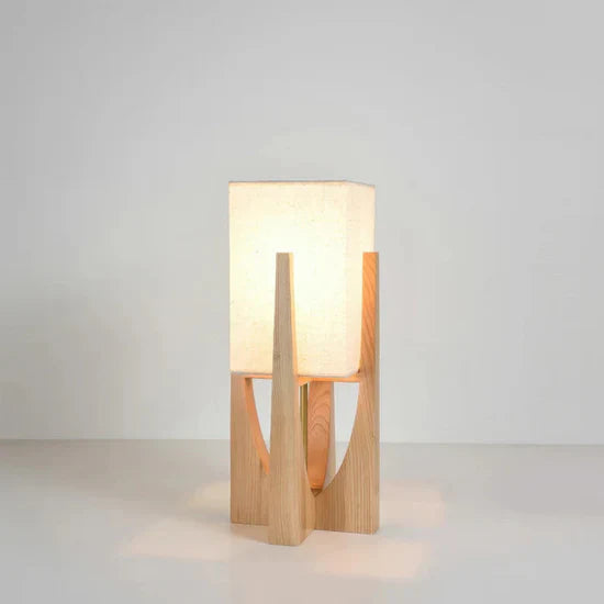 Luxora Japanese Style Floor Lamp | Wooden Table Lamp