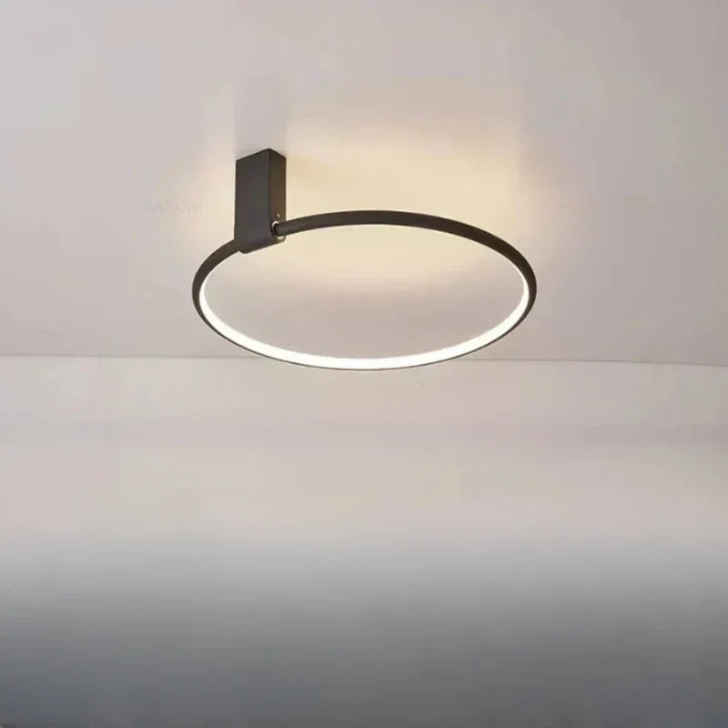 Aurenza Modern Round LED Ceiling Lamp for Living Room or Bedroom