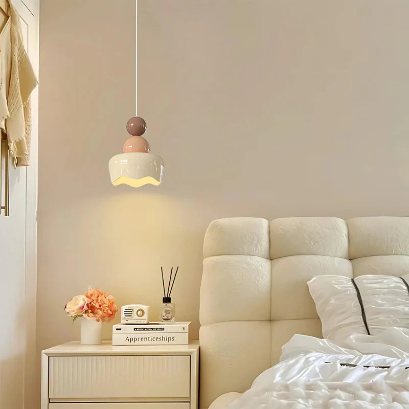 Elysian Romantic Pendant Lamp for Bedroom with Warm Lighting