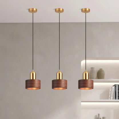 Arca Design Pendant Lamp with Gold Accent