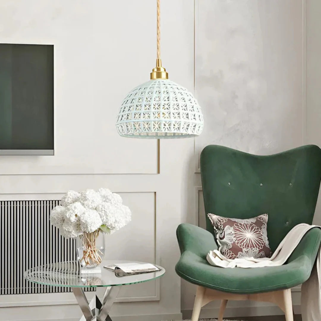 Syra Minimalist Ceramic Pendant Lamp