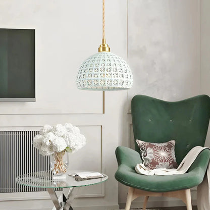 Syra Minimalist Ceramic Pendant Lamp