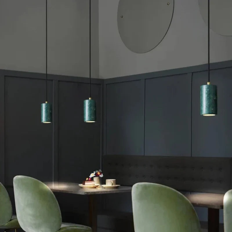 Velena Minimalist Marble LED Pendant Lamp